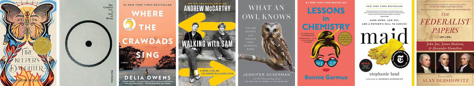 Book jackets, What to Read During Winter Break
