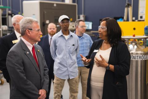 Buddy Carter Tours Advanced Manufacturing Pilot Facility 1