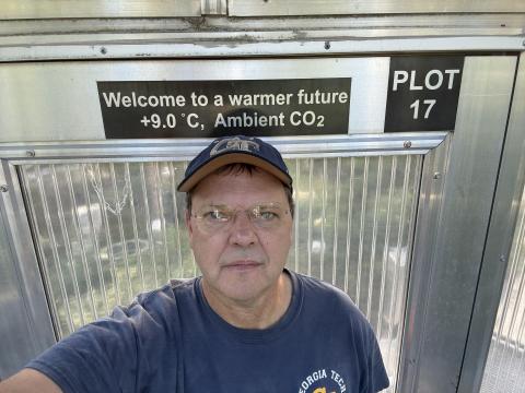 Joel Kostka at the SPRUCE experiment.