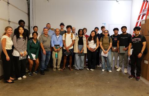 Student participants in the Energy Solutions VIP course.