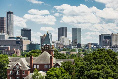 Tech Tower in Atlanta Skyline